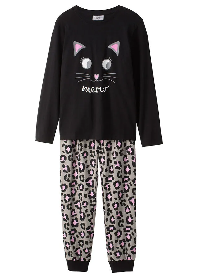 PIJAMA (2 PIEZAS) GRISROSA ESTAMPADO